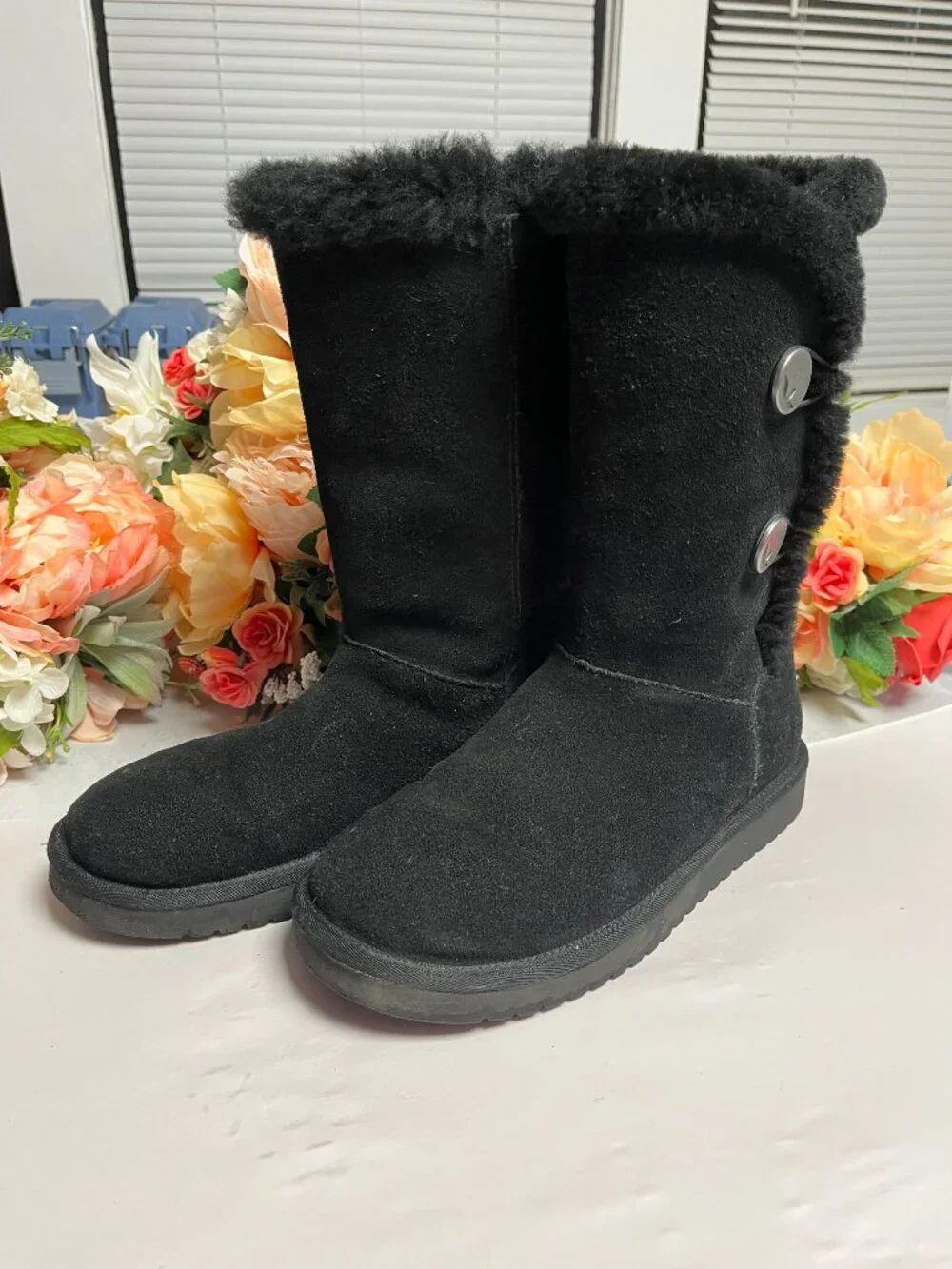 Koolaburra by UGG Victoria Tall Boots Black Size 7